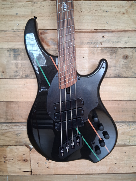 Preview: Dingwall JT3 John Taylor 4-String, Metallic Black, Signature